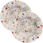 Jogo Pratos Sobremesa Lanche 10 Pessoas 10pçs Ana Clara 21cm