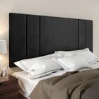 Jogo Quarto 2 Mesas Organizadora Preto Prateleira Nicho Cabec