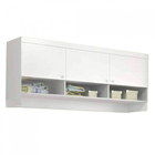 Jogo Quarto 2 Peças Roupeiro 2 Portas E Aéreo Branco Eloísa