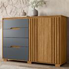 Jogo Quarto Completo Flórida Freijó Cinza