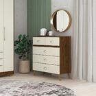 Jogo Quarto Completo Hashirama Imbuia Champanhe