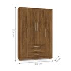 Jogo Quarto Completo Hashirama Imbuia Rústico