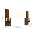 Jogo Quarto Completo Hashirama Imbuia Rústico