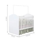 Jogo Quarto Completo Infatil Oxford Branco  Almendra Acetinado