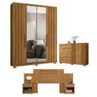 Jogo Quarto Completo Manchester Freijó Cinza