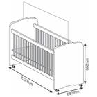 Jogo Quarto De Bebê Cômoda E Berço Ternura Branco Pn Baby