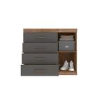 Jogo Quarto De Casal Com Espelho Pasadena Atacama Grafite