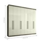 Jogo Quarto De Casal Completo Alan Castanha Off-white