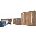 Jogo Quarto De Casal Completo Com Espelho Alan Atacama