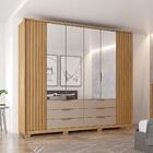 Jogo Quarto De Casal Completo Com Espelho Balder Buriti Fendi