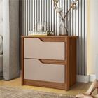 Jogo Quarto De Casal Completo Com Espelho Belair Avelã Fendi