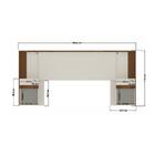 Jogo Quarto De Casal Completo Com Espelho Bum Jatobá Areia