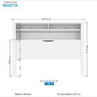 Jogo Quarto De Casal Completo Com Espelho Greece Branco