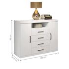 Jogo Quarto De Casal Completo Com Espelho Greece Branco