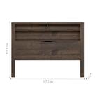 Jogo Quarto De Casal Completo Com Espelho Moli Ébano