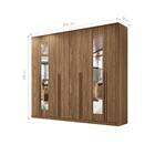 Jogo Quarto De Casal Completo Com Espelho Piemonte Jatobá