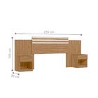 Jogo Quarto De Casal Completo Flameco Com Espelho Freijó Cinza