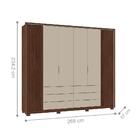 Jogo Quarto De Casal Completo Freyr Havana Off White