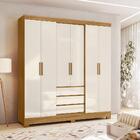 Jogo Quarto De Casal Completo Lanka Freijó Off White