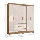 Jogo Quarto De Casal Completo Lanka Freijó Off White