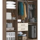 Jogo Quarto De Casal Pasadena Castanha Off-white