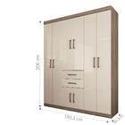 Jogo Quarto De Casal Pasadena Castanha Off-white