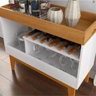 Jogo Rack E Adega Mallorca Branco Nature