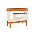 Jogo Rack E Adega Mallorca Off White Nature