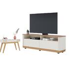 Jogo Rack Para Tv E Aparador Monaco Off-white Freijo