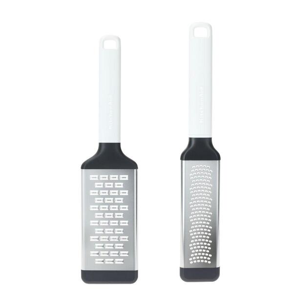 Jogo Ralador Fino E Grosso Queijo Raspas Branco Kitchenaid