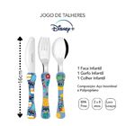 Jogo Refeição Infantil Melamina Stitch Disney 7 Peças Incluso
