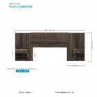 Jogo Roupeiro 11 Portas E Cabeceira Casal Taipei Ébano