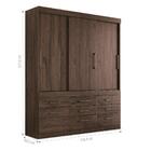 Jogo Roupeiro 3 Portas E Cabeceira Casal Greece