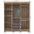 Jogo Roupeiro 4 Portas E Cômoda Sapateira Sumter Atacama Graf