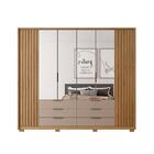 Jogo Roupeiro Com 4 Espelhos E Gaveteiro Sol Buriti Fendi