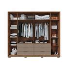 Jogo Roupeiro Com 4 Espelhos E Gaveteiro Sol Buriti Fendi