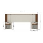 Jogo Roupeiro Com Espelho E Cabeceira Bum Jatobá Areia