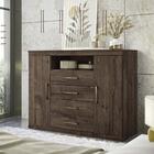 Jogo Roupeiro Com Espelho E Cômoda Jeremias Ebano