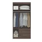 Jogo Roupeiro Com Espelho E Cômoda Jeremias Ebano