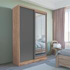 Jogo Roupeiro Com Espelho E Cômoda Orleans Branco