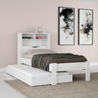 Jogo Roupeiro E Bicama Solteiro Baltimore Branco