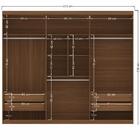 Jogo Roupeiro E Cabeceira Bum Jatobá Areia