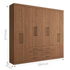 Jogo Roupeiro E Cabeceira Jade Jatobá