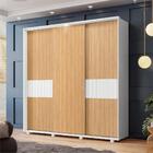 Jogo Roupeiro E Cômoda Ace Branco Fosco Liso Nature