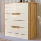 Jogo Roupeiro E Comoda Birigui Freijo Off White