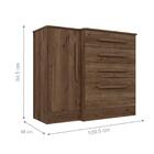 Jogo Roupeiro E Comoda Casablanca Ebano