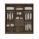 Jogo Roupeiro E Comoda Casablanca Ebano