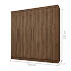 Jogo Roupeiro E Comoda Casablanca Ebano