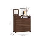 Jogo Roupeiro E Cômoda Cheer Cedro