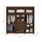 Jogo Roupeiro E Cômoda Cheer Cedro